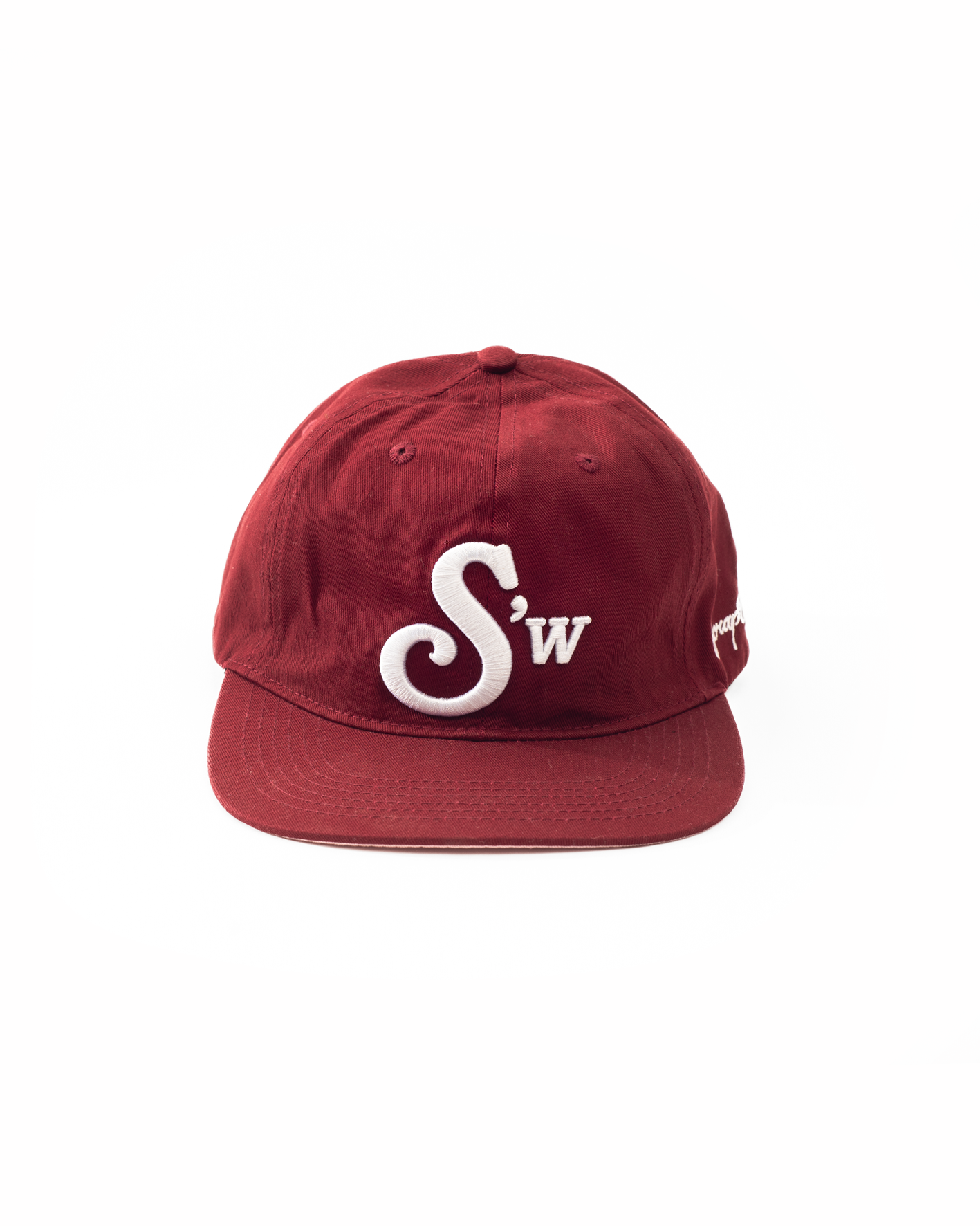 LOGO SNAPBACK CAP BURGUNDY