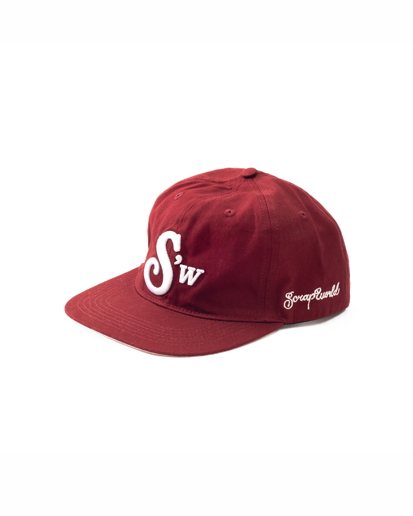 LOGO SNAPBACK CAP BURGUNDY