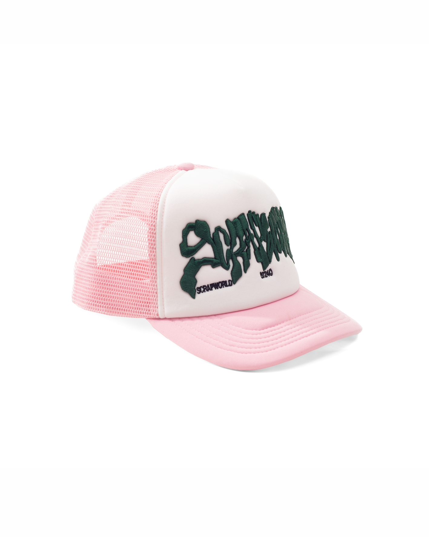 ROCKS TRUCKER CAP PINK