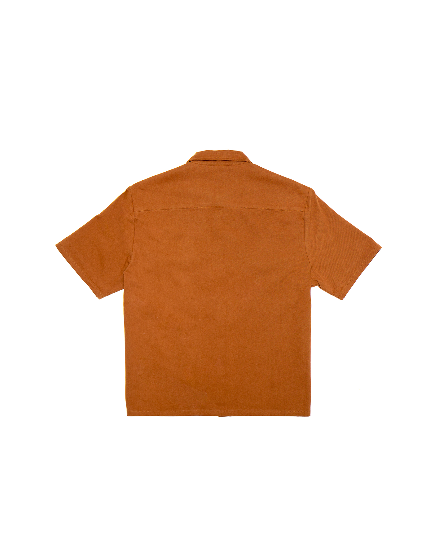 PATCH S/S SHIRT BROWN