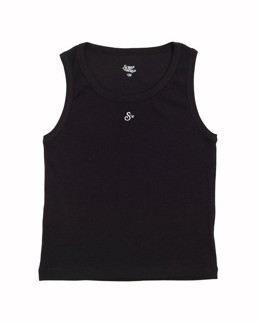 BASIC TANK TOP 2-PACK WHITE/BLACK