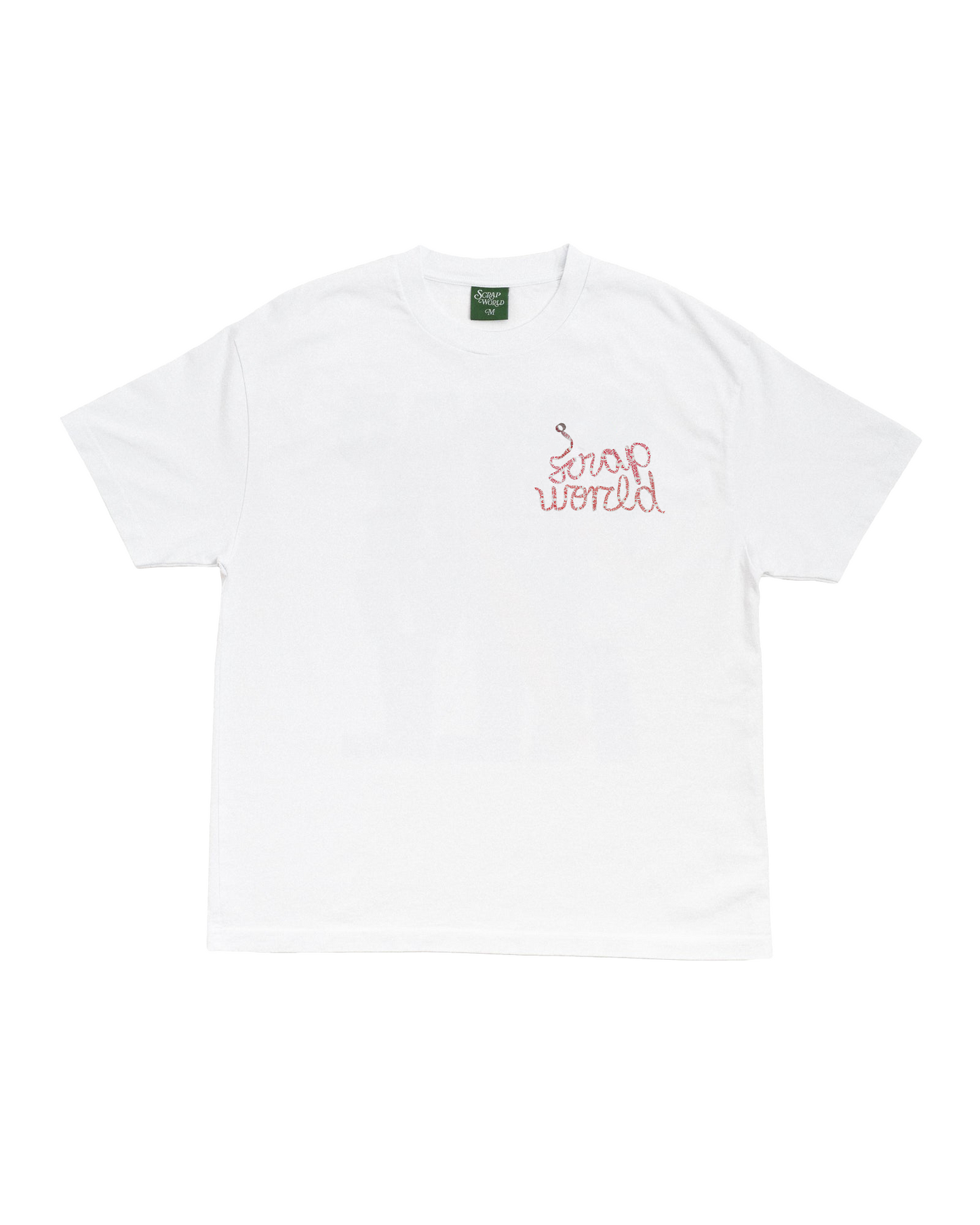 FRAGILE TAPE TEE WHITE