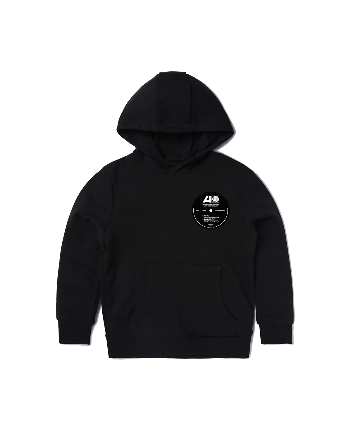 ATLANTIC RECORDS HOODIE BLACK
