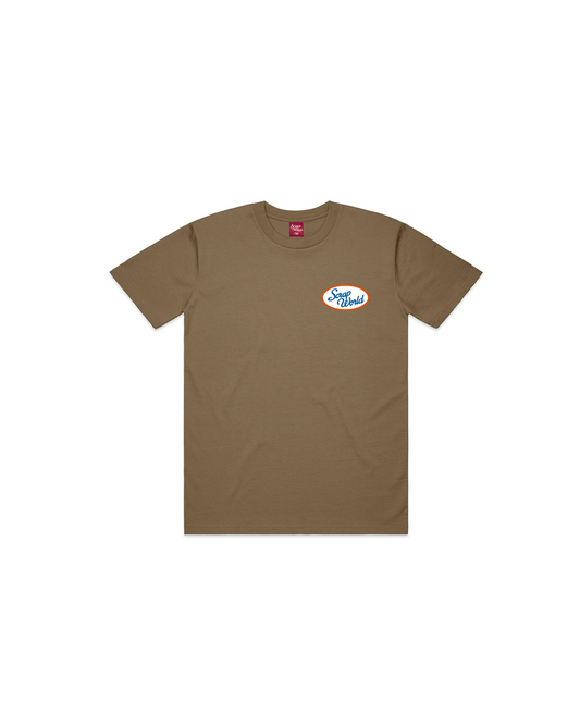 PATCH TEE BROWN