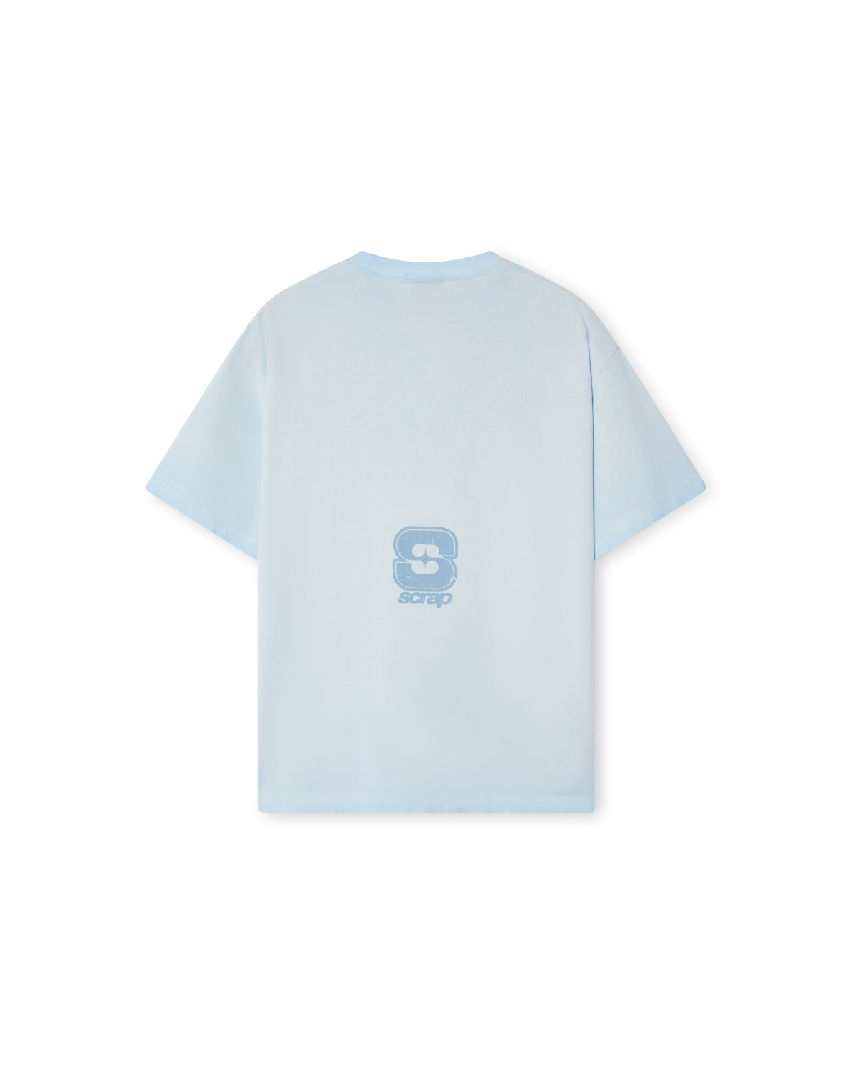 VERT ACID WASH TEE BLUE