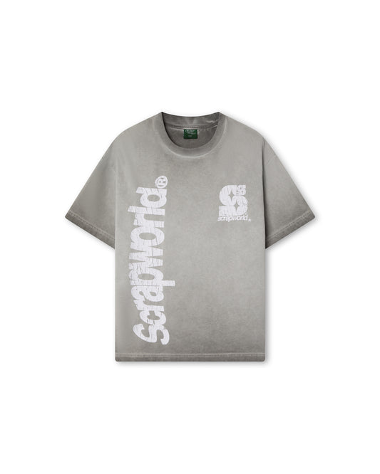VERT ACID WASH TEE GREY