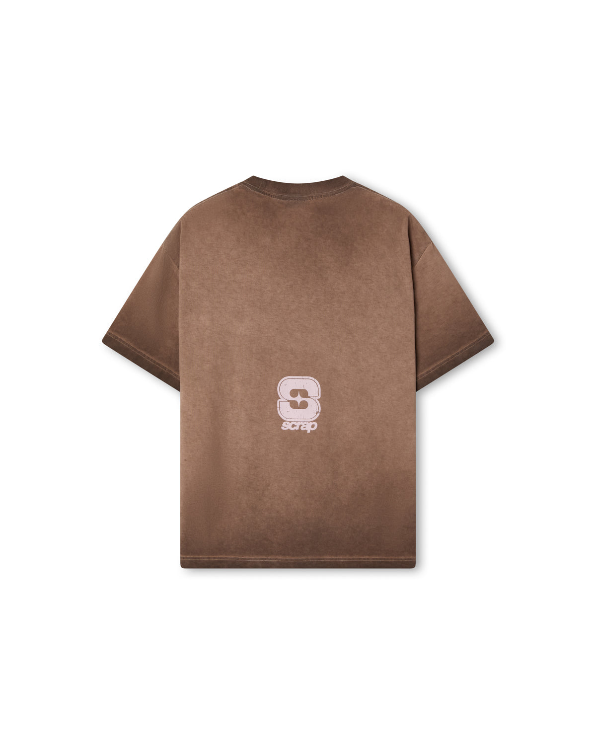 VERT ACID WASH TEE BROWN