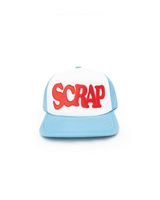 SCRAP BLUE TRUCKER CAP