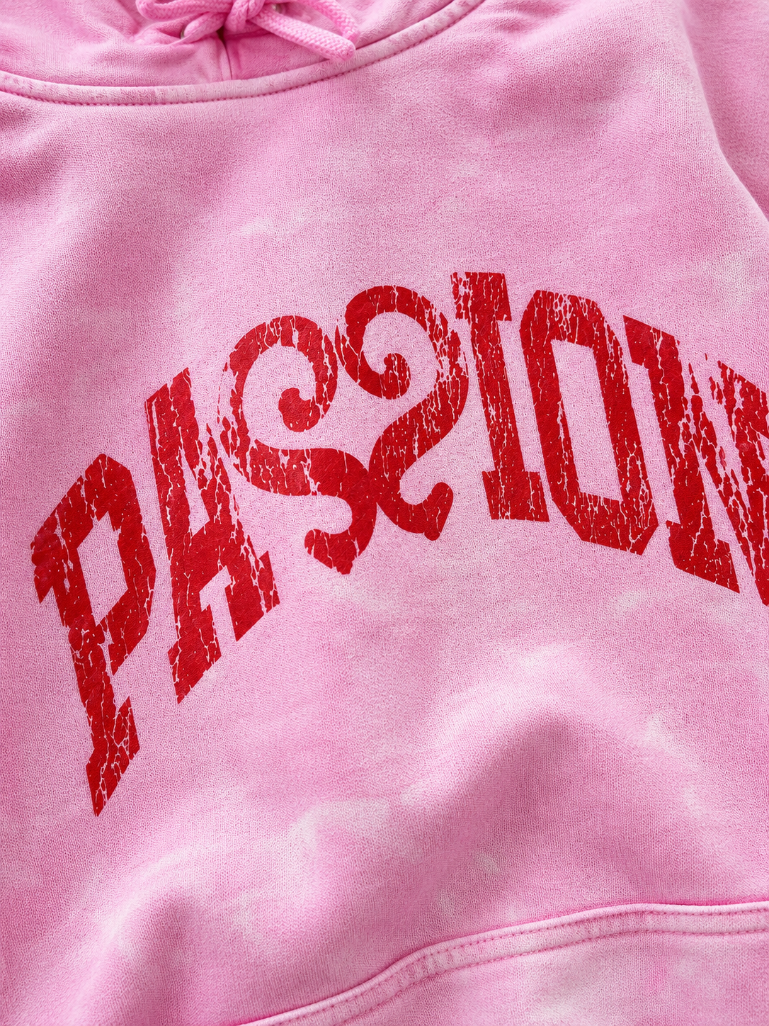 PASSION SUNFADED HOODIE BABY PINK