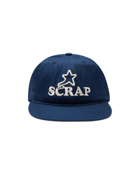 SCRAP SMOKE SNAPBACK CAP NAVY