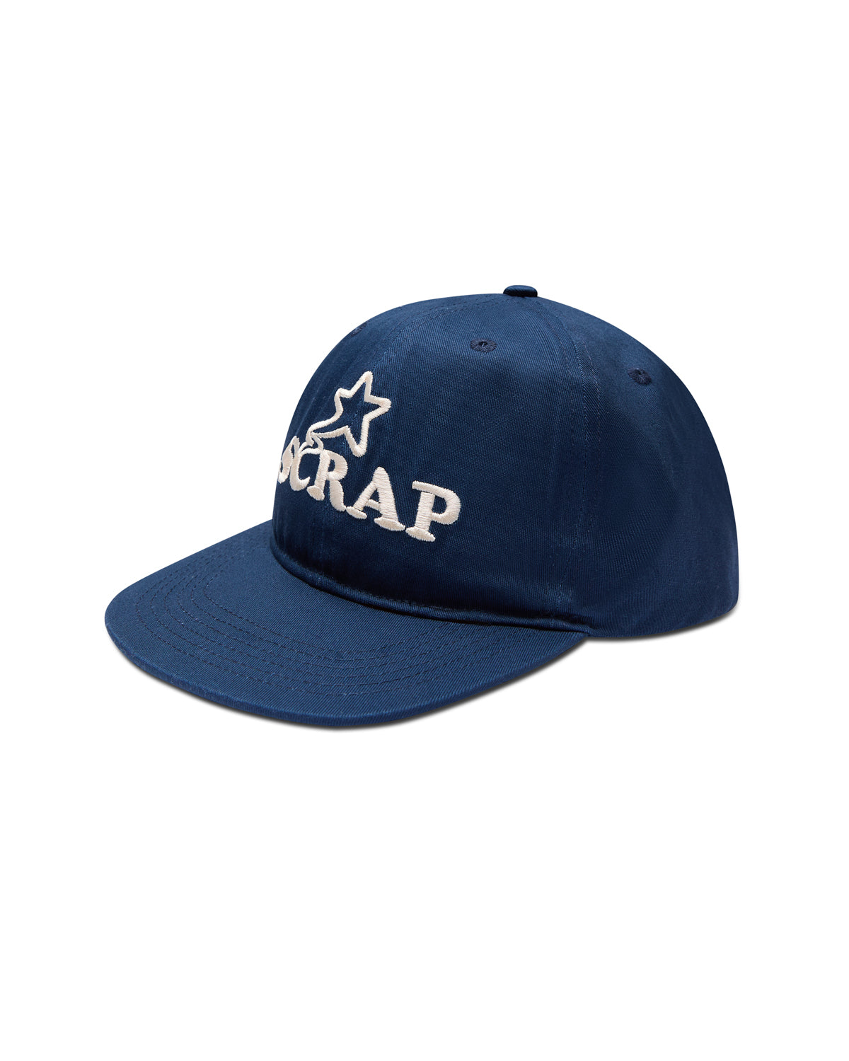 SCRAP SMOKE SNAPBACK CAP NAVY