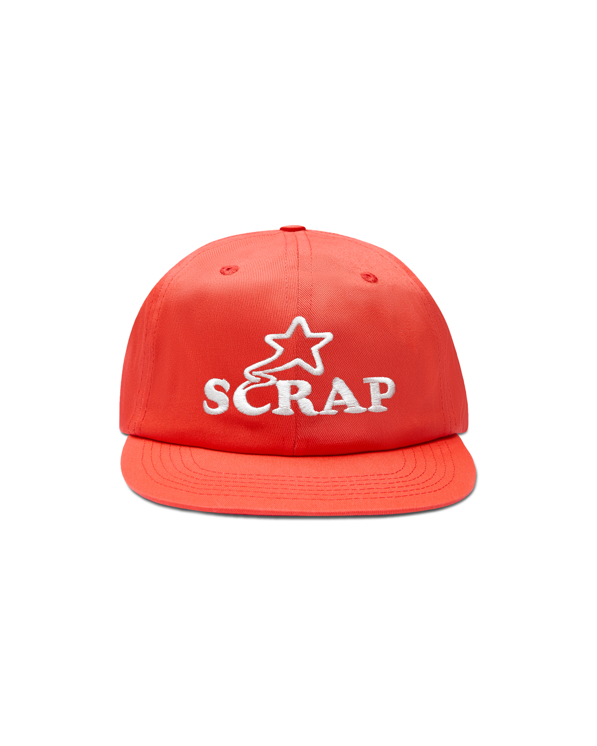 SCRAP SMOKE SNAPBACK CAP RED