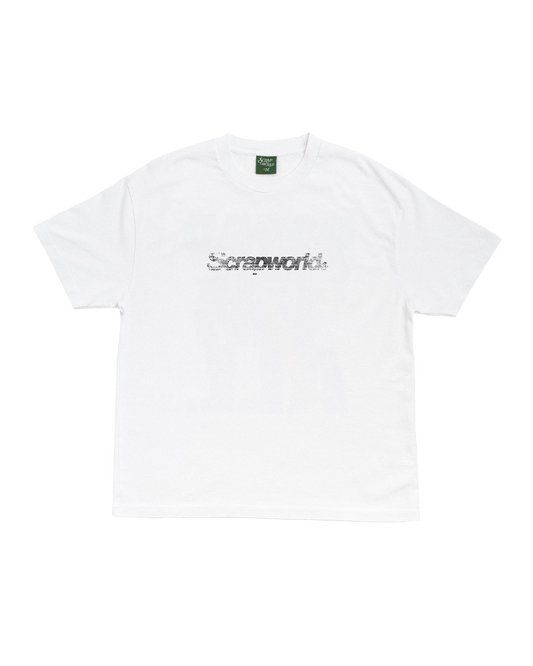 PORSCHE WHEEL TRACK TEE WHITE