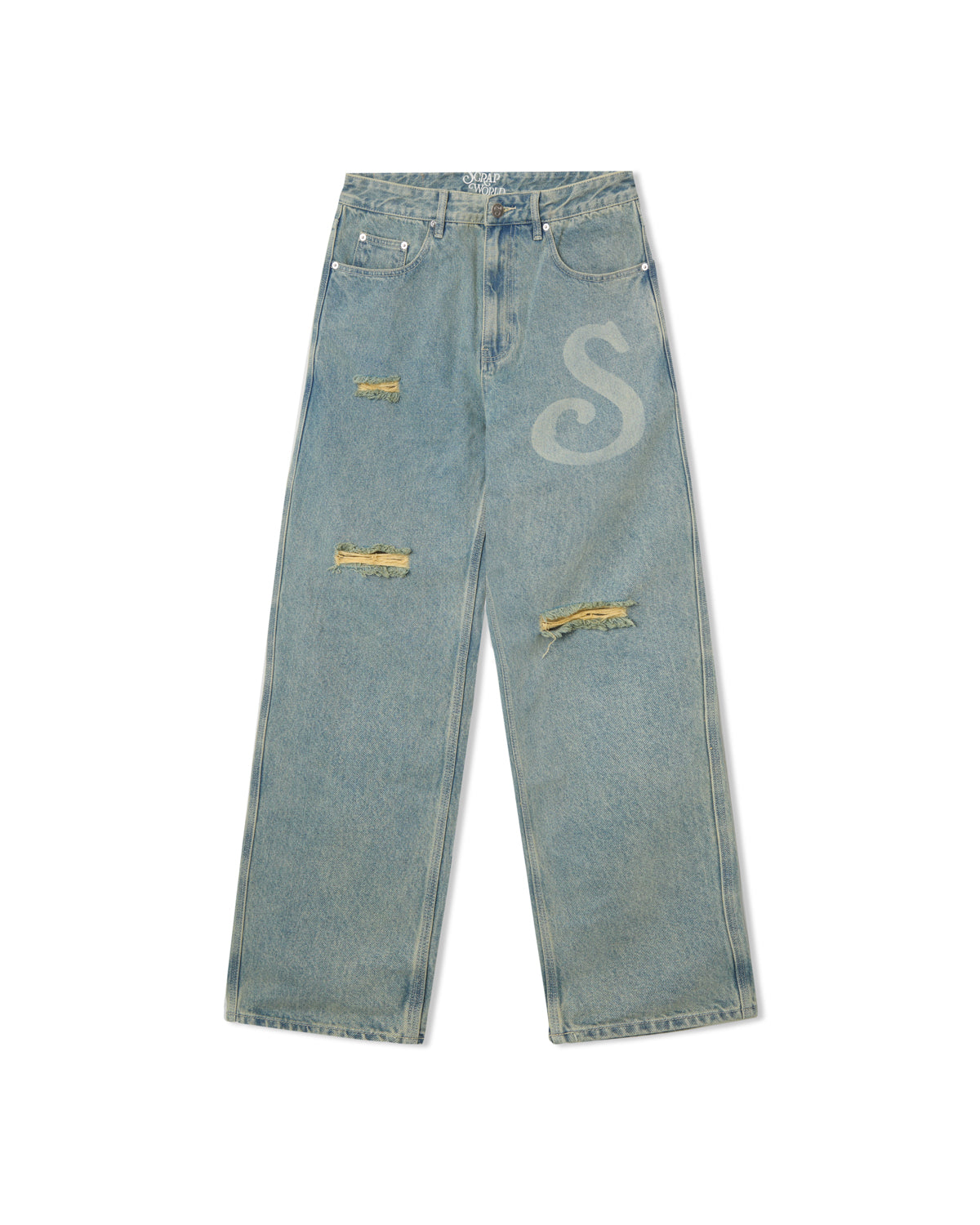 S-STARS DENIM JEAN DIRT WASHED BLUE