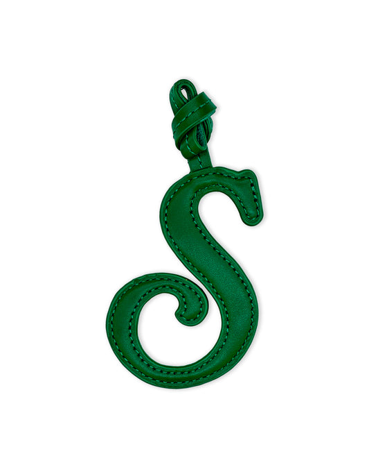S LOGO LEATHER CHARM