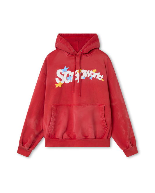 MAGIC SUNFADED HOODIE RED