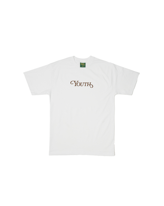 YOUTH TEE BROWN/WHITE