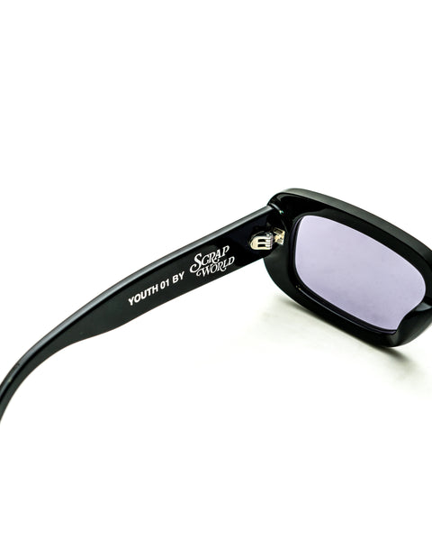YOUTH01 BLACK SUNGLASSES