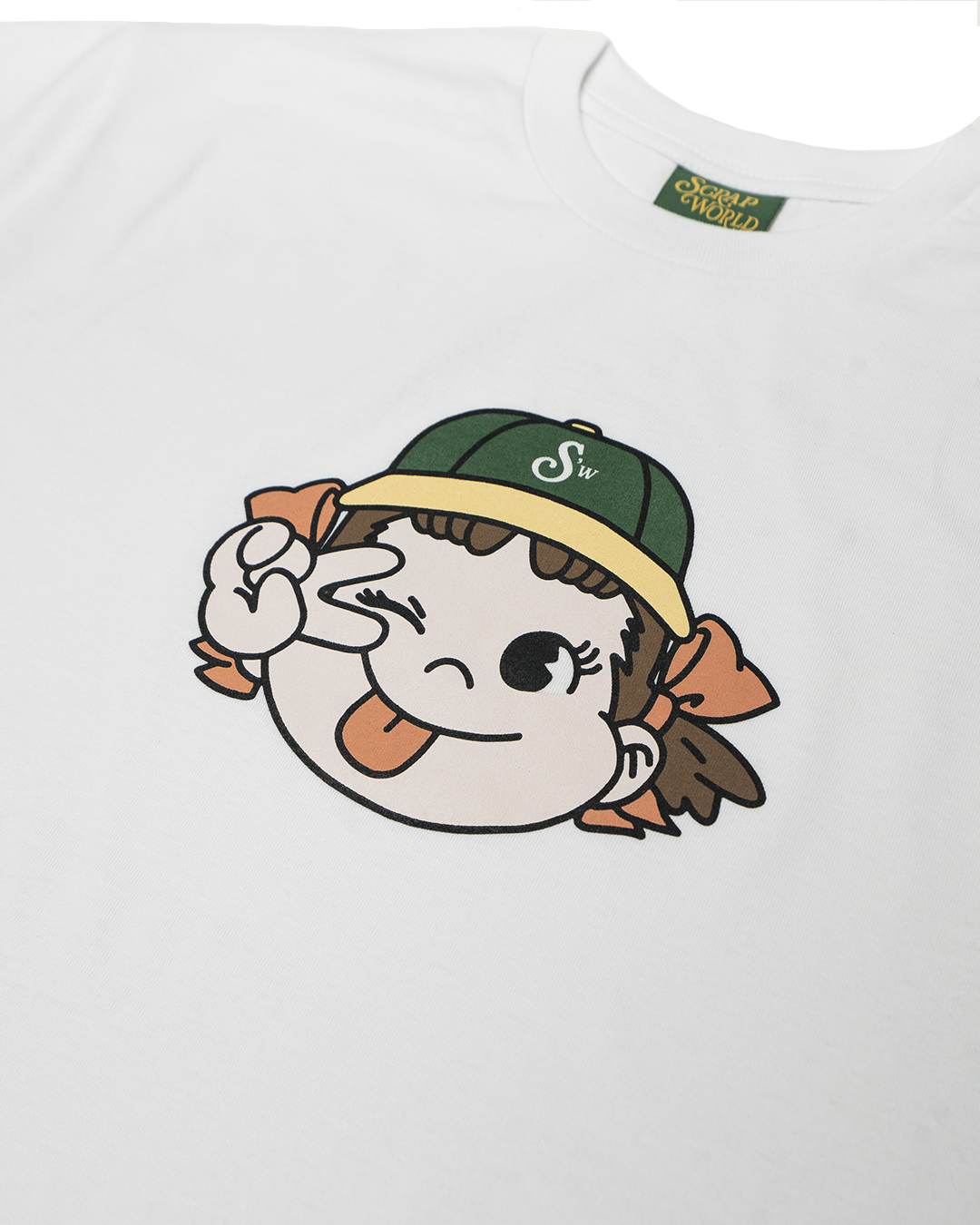 HAPPY GIRL TEE WHITE